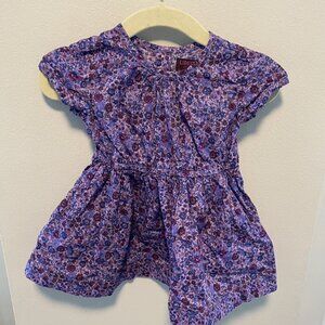 Liberty Of London Jcrew Purple Floral Dress 6-12